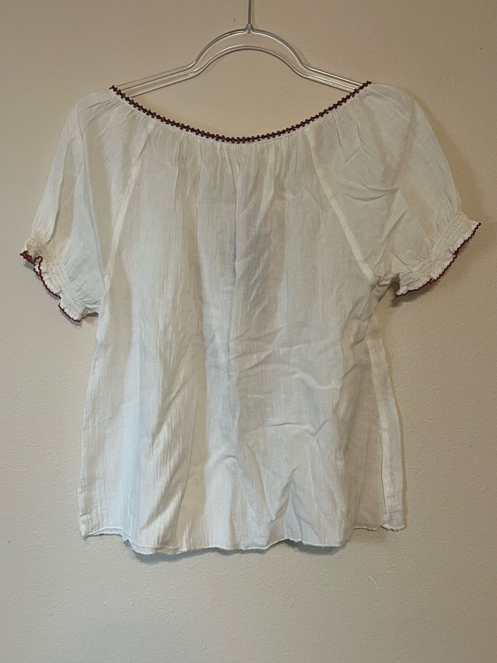 American Eagle Outfitters Boho Embroidered Blouse - Picture 2 of 4